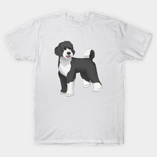 Black & White Portuguese Water Dog T-Shirt